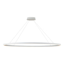 Load image into Gallery viewer, Ovale LED Linear Pendant Light in White (Large).
