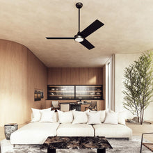 Load image into Gallery viewer, Owens LED Ceiling Fan in living room.

