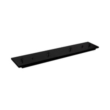 Load image into Gallery viewer, Pendant Light Canopy in Black (Rectangle/4-Head).

