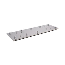 Load image into Gallery viewer, Pendant Light Canopy in Chrome (Rectangle/10-Head).

