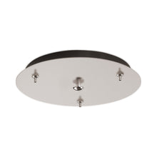 Load image into Gallery viewer, Pendant Light Canopy in Brushed Nickel (Round/3-Head).
