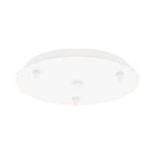 Load image into Gallery viewer, Pendant Light Canopy in White (Round/3-Head).
