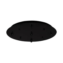 Load image into Gallery viewer, Pendant Light Canopy in Black (Round/5-Head).
