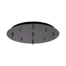 Load image into Gallery viewer, Pendant Light Canopy in Black Chrome (Round/5-Head).
