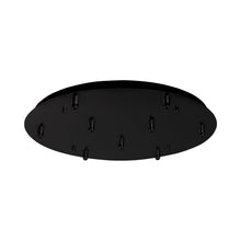 Load image into Gallery viewer, Pendant Light Canopy in Black (Round/9-Head).
