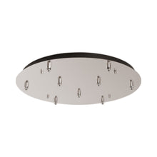 Load image into Gallery viewer, Pendant Light Canopy in Brushed Nickel (Round/9-Head).
