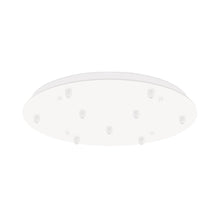 Load image into Gallery viewer, Pendant Light Canopy in White (Round/9-Head).
