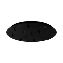 Load image into Gallery viewer, Pendant Light Canopy in Black (Round/13-Head).
