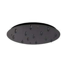 Load image into Gallery viewer, Pendant Light Canopy in Black Chrome (Round/13-Head).
