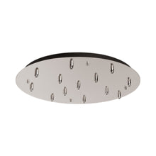 Load image into Gallery viewer, Pendant Light Canopy in Brushed Nickel (Round/13-Head).
