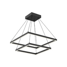 Load image into Gallery viewer, Piazza LED Chandelier in Black (87W)
