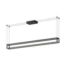 Load image into Gallery viewer, Plaza LED Pendant Light in Black (Large).
