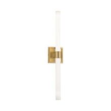 Load image into Gallery viewer, Rona LED Vanity Light in Brushed Gold.
