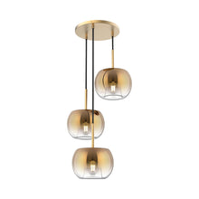 Load image into Gallery viewer, Samar Chandelier in Brushed Gold/Copper.
