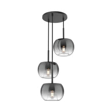 Load image into Gallery viewer, Samar Chandelier in Black/Smoked.
