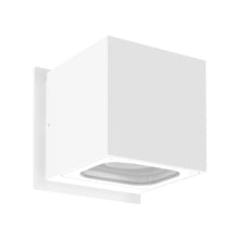 Load image into Gallery viewer, Stato Outdoor LED Wall Light in White.
