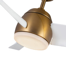 Load image into Gallery viewer, Thalia LED Ceiling Fan in Detail.
