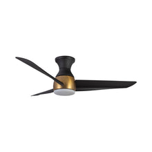 Load image into Gallery viewer, Thalia LED Flush Mount Ceiling Fan in Detail.

