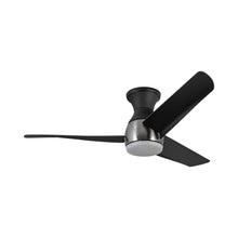 Load image into Gallery viewer, Thalia LED Flush Mount Ceiling Fan in Detail.
