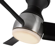 Load image into Gallery viewer, Thalia LED Flush Mount Ceiling Fan in Detail.
