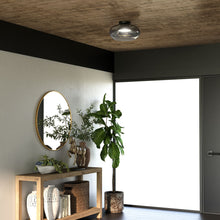 Load image into Gallery viewer, Trinity LED Semi Flush Mount Ceiling Light in living room.
