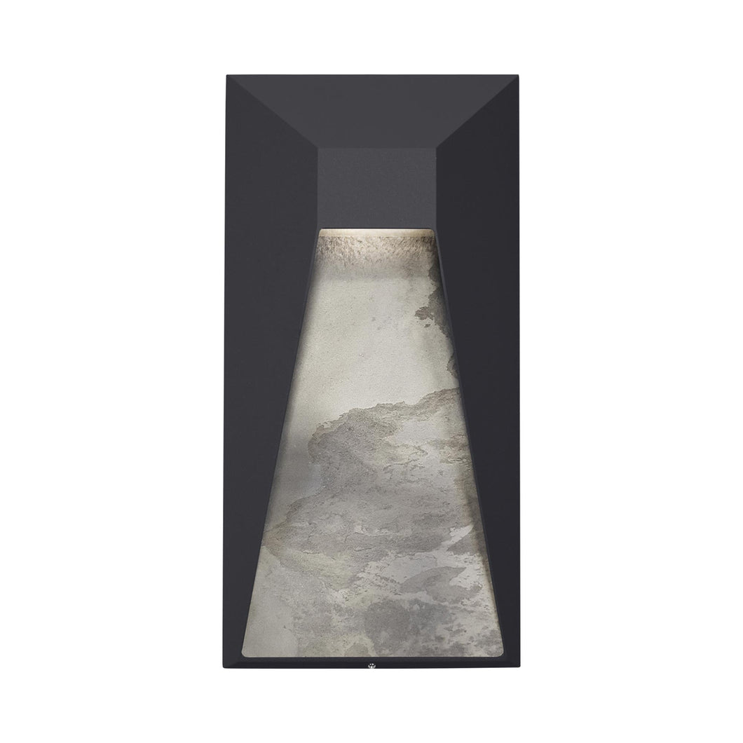 Twilight Outdoor LED Wall Light in Black.