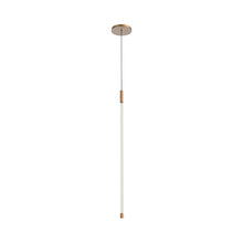 Load image into Gallery viewer, Motif LED Pendant Light in Brushed Gold (Large).
