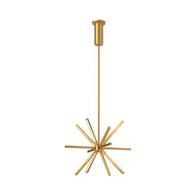 Load image into Gallery viewer, Sirius LED Chandelier in Brushed Gold (Small).
