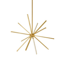 Load image into Gallery viewer, Sirius LED Chandelier in Brushed Gold (Medium).
