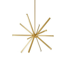 Load image into Gallery viewer, Sirius LED Chandelier in Brushed Gold (Large).
