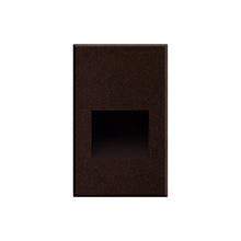 Load image into Gallery viewer, Sonic Recessed LED Step / Wall Light in Vertical/Bronze.
