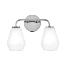 Load image into Gallery viewer, Gio Bath Wall Light in Chrome (2-Light).
