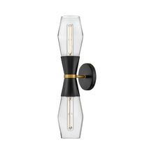 Load image into Gallery viewer, Livie Wall Light in Black.
