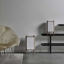 Load image into Gallery viewer, Bee Hive Table Lamp in living room.
