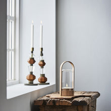 Load image into Gallery viewer, Candlelight LED Table Lamp in Detail.
