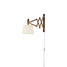 Load image into Gallery viewer, Sax 223 Wall Light in Smoked Oak (Model 120SSK).
