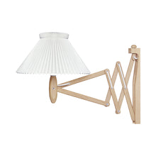 Load image into Gallery viewer, Sax 224 Wall Light in Light Oak (Standard Foil-Model 1/17).
