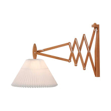 Load image into Gallery viewer, Sax 233 Wall Light in Smoked Oak (Standard Foil).
