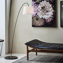 Load image into Gallery viewer, Snowdrop Floor Lamp in living room.
