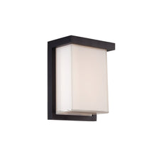 Load image into Gallery viewer, Ledge Outdoor LED Wall Light in Small/Black.
