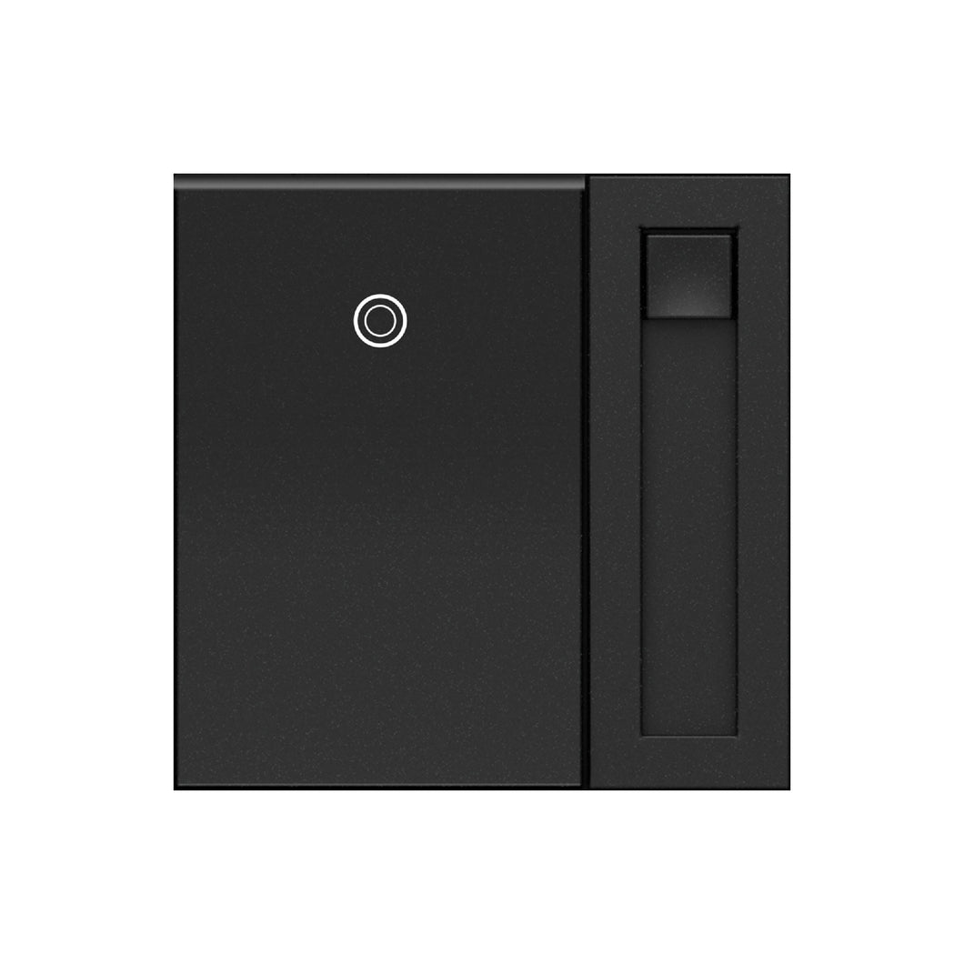 Adorne Paddle Dimmer in Graphite.