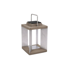 Load image into Gallery viewer, Blade Outdoor Solar LED Lantern in Duratek/Stainless Steel (Small).
