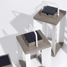 Load image into Gallery viewer, Blade Outdoor Solar LED Lantern in Detail.
