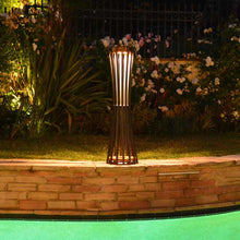 Load image into Gallery viewer, Corsetta Outdoor Solar LED Pathway Light in Outside Area.
