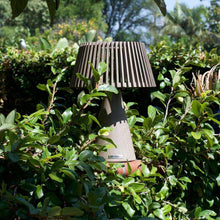 Load image into Gallery viewer, Enoki Outdoor Solar LED Table Lamp in Outside Area.
