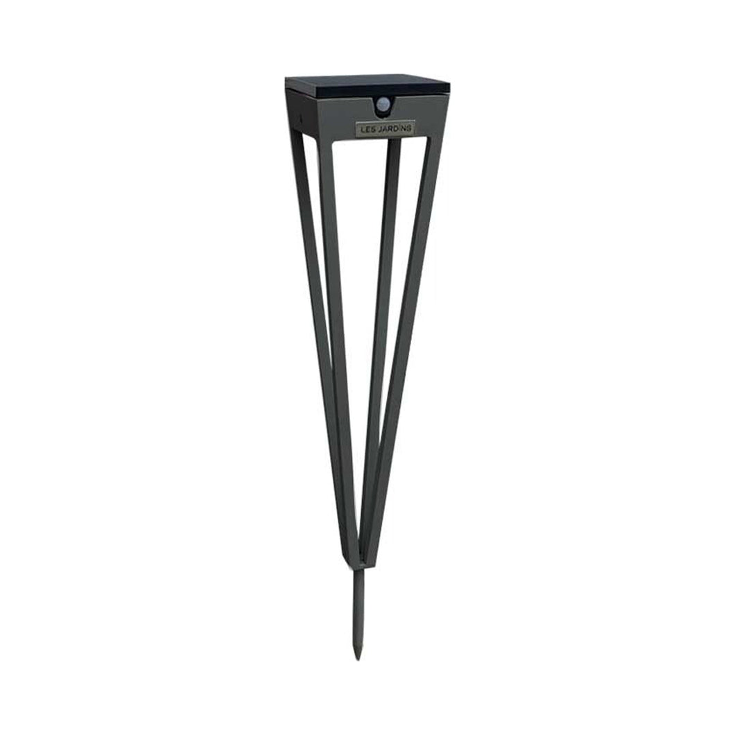 Hawi Outdoor Solar LED Torch Light in Space Grey.