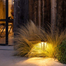 Load image into Gallery viewer, Hawi Outdoor Solar LED Torch Light in Outside Area.
