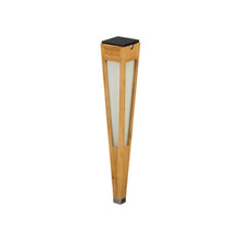 Load image into Gallery viewer, Lanai Outdoor Solar LED Torch Light in Teak (Small).
