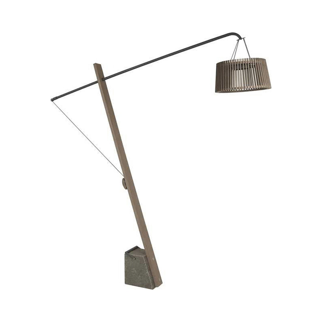 Pendulum Outdoor Solar LED Floor Lamp.