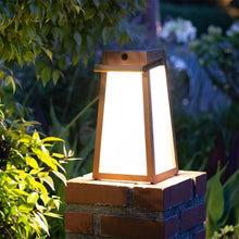 Load image into Gallery viewer, Roam Outdoor Solar LED Lantern in Outside Area.
